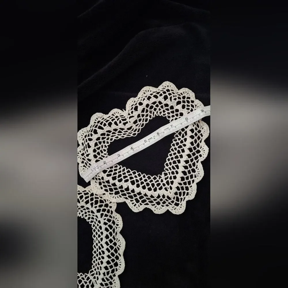 2 hearth crochet picture frame 2d vintahe style decoration peanut